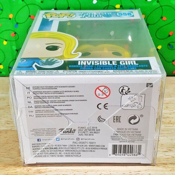 Funko PoP Marvel Fantastic Four Invisible Girl #558 Vinyl Figure + Protector New - Picture 7 of 10